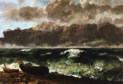 Gustave Courbet The Stormy Sea(or The Wave oil painting image